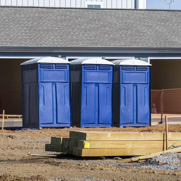 Heavy-duty construction site porta potty in Oakland, California